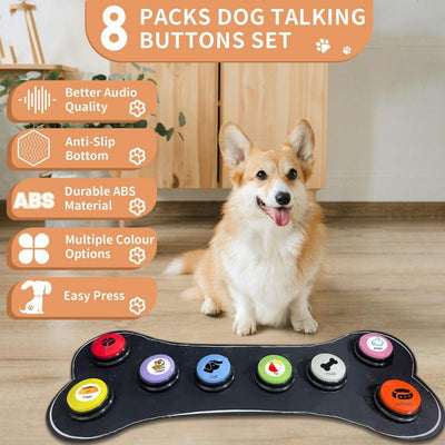 Dog Talking Buttons — Recordable Pet Communication Set - Lua PetShop