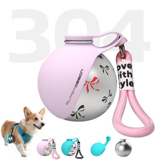 LuiAI WalkMate™ – Stainless Steel Dog Water Bottle
